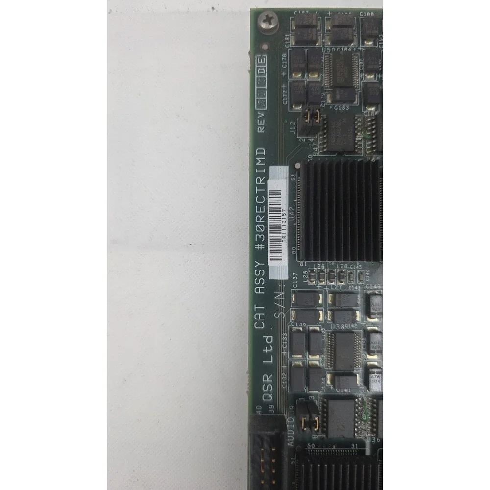 QSR Ltd RE-TRI Media 30RECTRIMD PCI SLAVE  Video Audio Card Untested